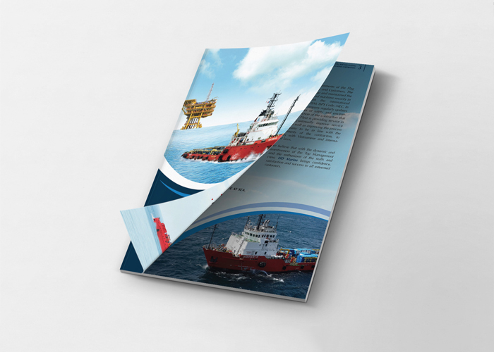 HD MARINE - Thiết kế logo và hồ sơ năng lực công ty dầu khí HD MARINE